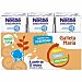 Leche de crecimiento junior 1+ galleta nestlé, pack 3x180 ml