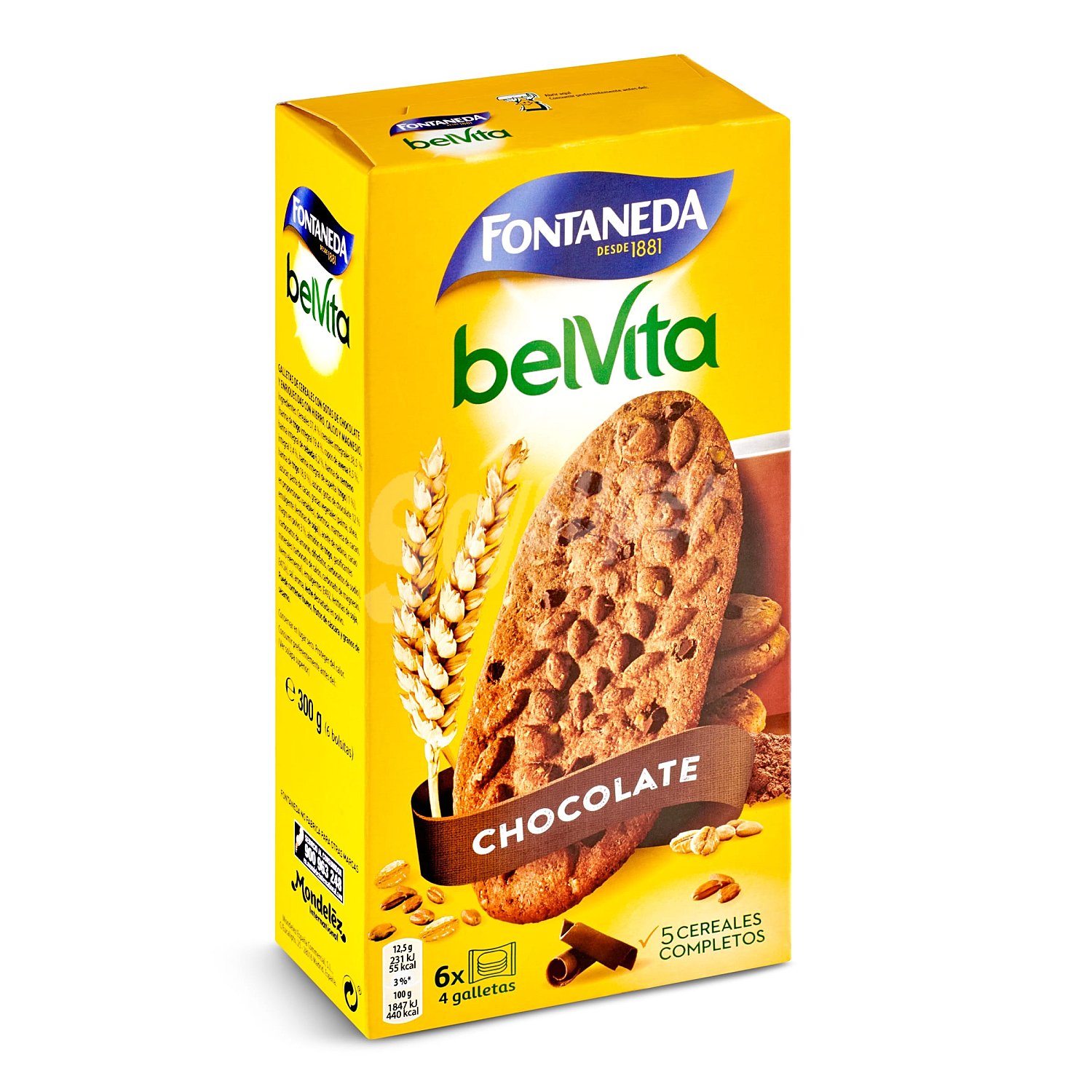 Galletas de chocolate desayuno Belvita