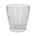 Vaso de vidrio transparente con diseño en relieve, Olympea Smooth royal leerdam