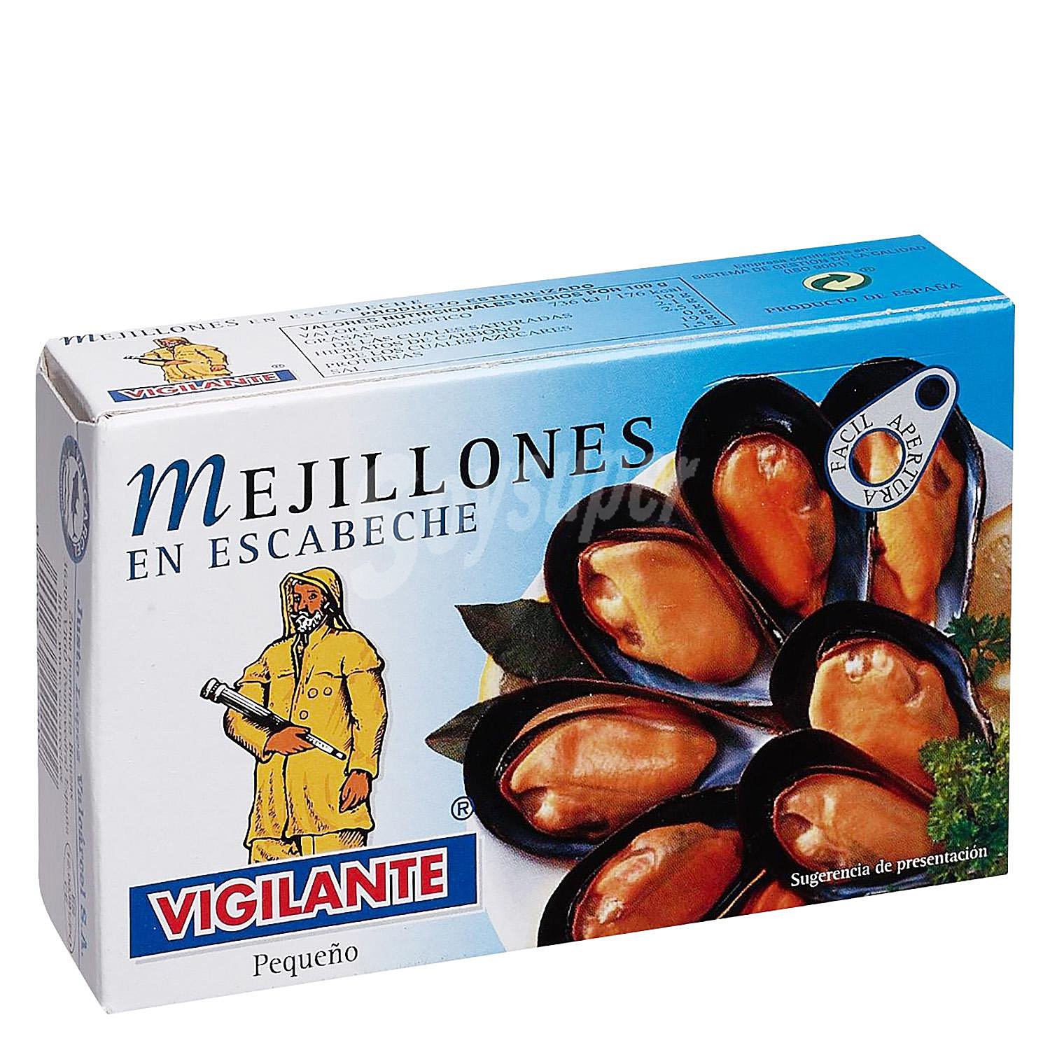 Mejillones en escabeche Vigilante