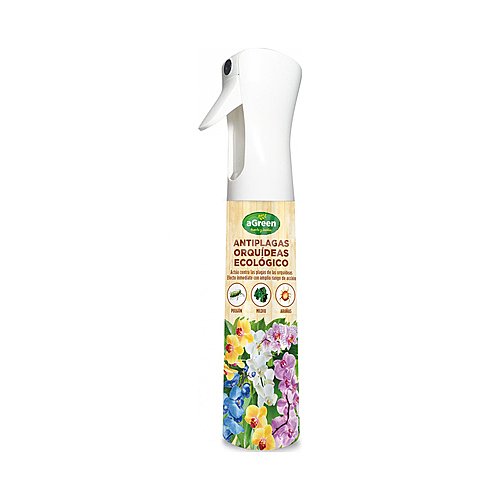 Spray antiplagas ecológico para orquídeas 300ml, agreen huerto Y jardín.