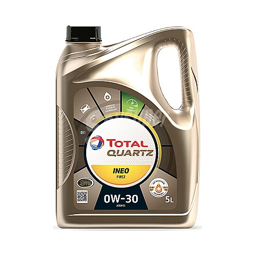 Aceite sintético para vehículos con motores de gasolina o diésel total quartz Ineo First 0W30