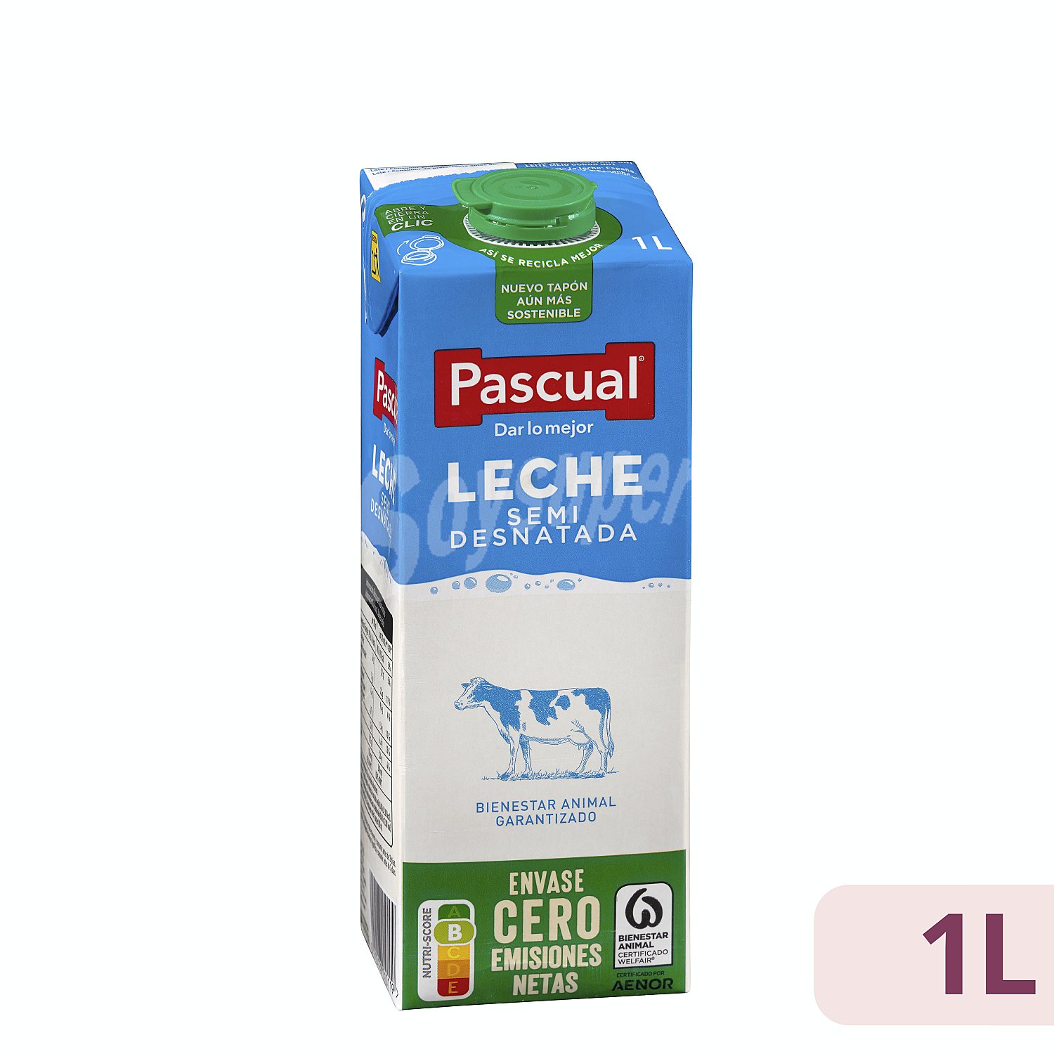 Leche semidesnatada pascual