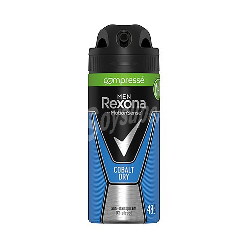 Desodorante en spray antitranspirante Cobalt Dry Compressed Rexona Men