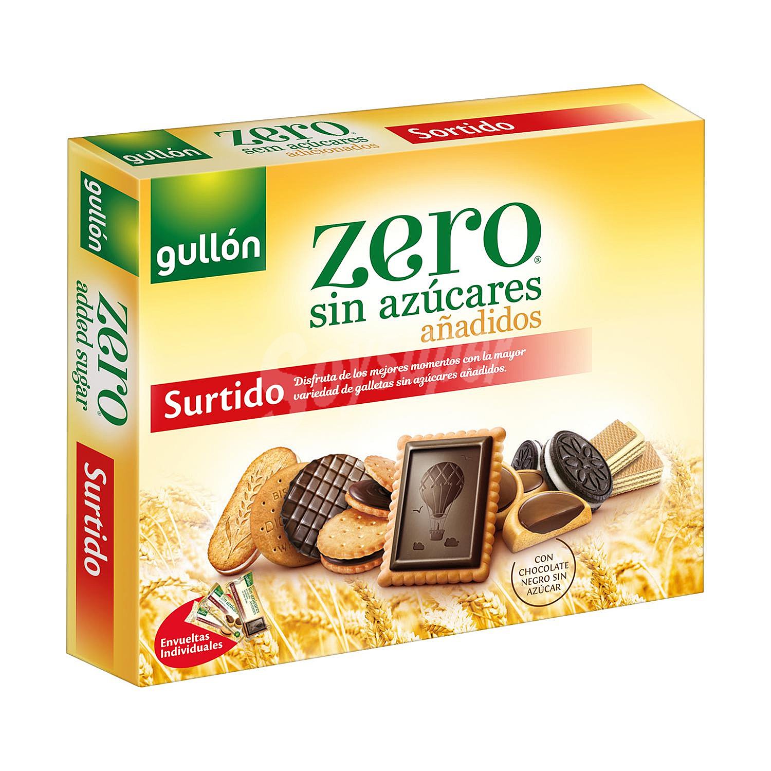 Surtido de galletas sin azúcar añadido Zero Gullón