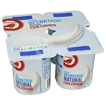 Producto alcampo Yogur desnatado natrual edulcorado producto alcampo