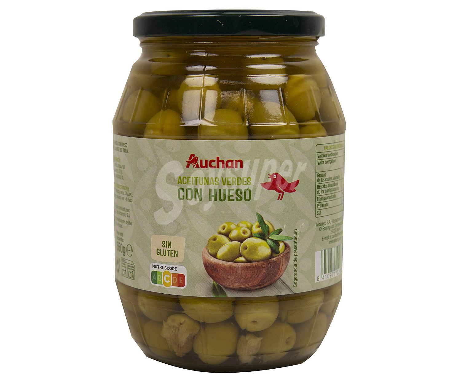 Producto alcampo Aceitunas verdes con hueso producto alcampo