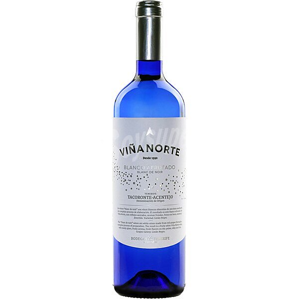 Vino blanco de uva tinta afrutado DO Tacoronte Acentejo