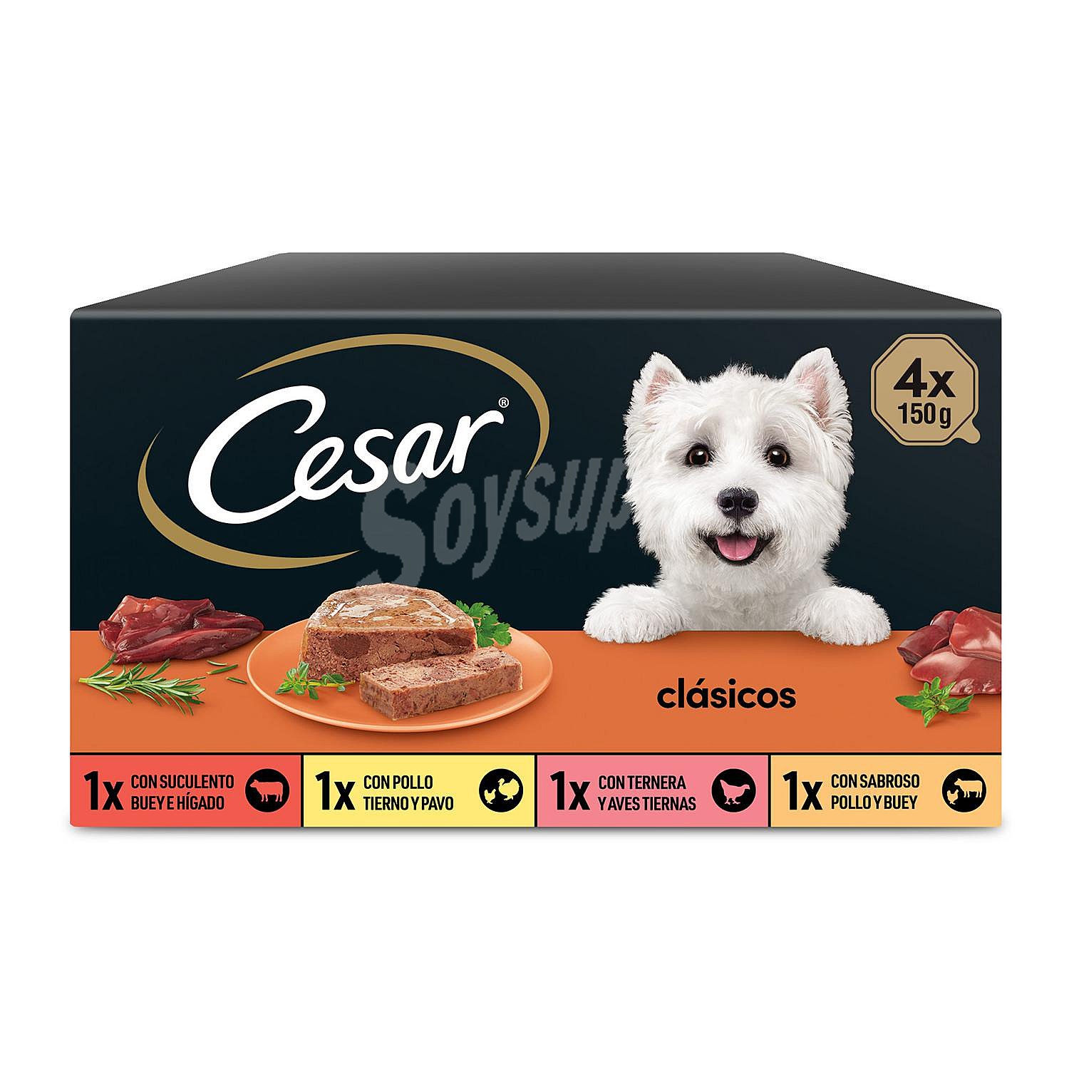 Comida húmeda selección clásicos para perro