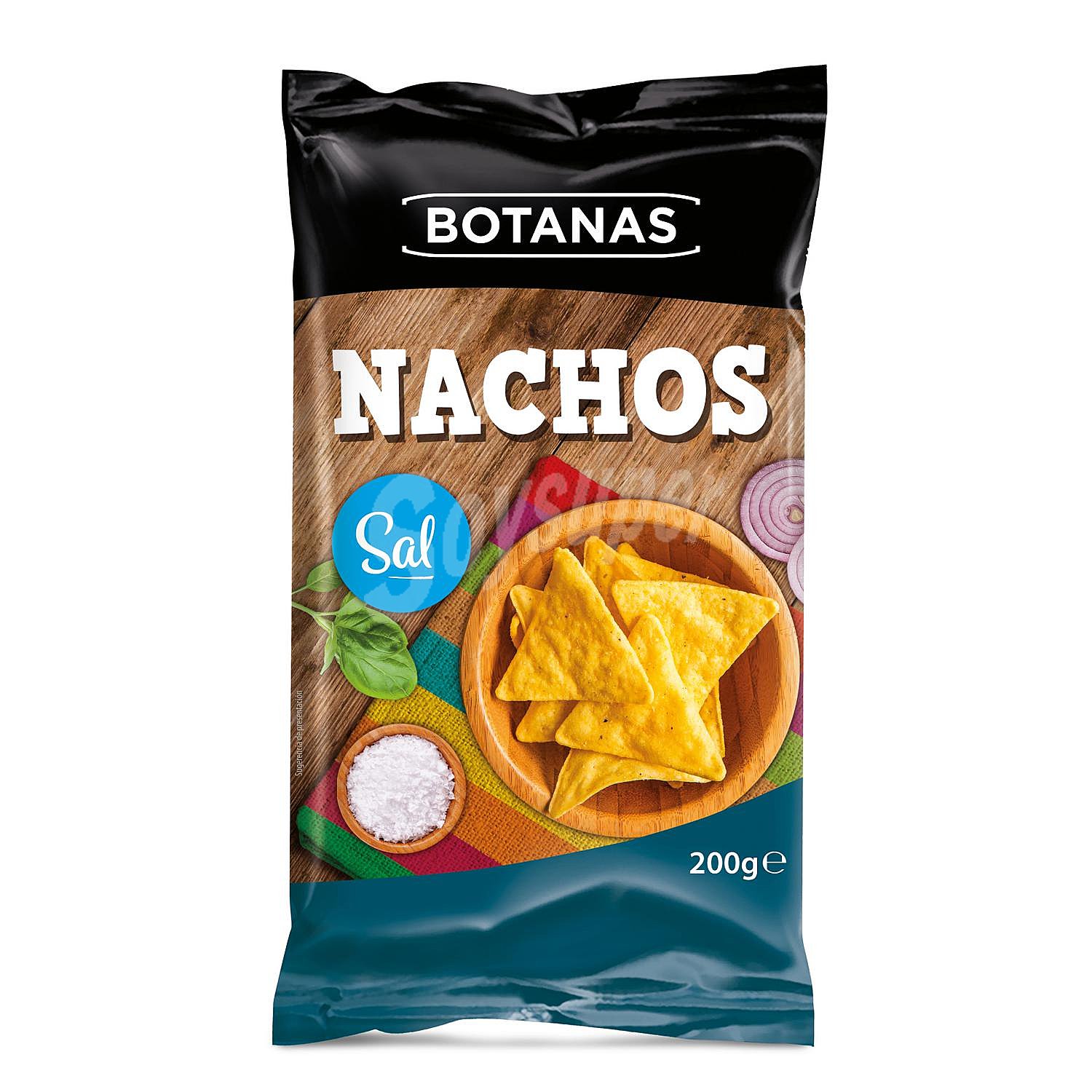 Nachos a la sal Botanas