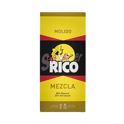 Rico Café molido mezcla rico