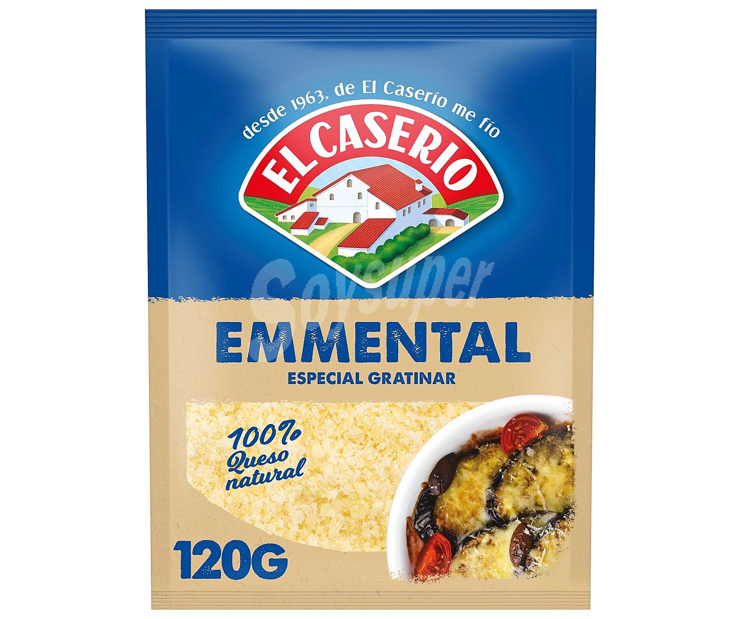 Queso rallado emmental especial gratinar El Caserío