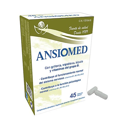 Ansiomed Complemento alimenticio que ayuda al sistema nervioso ansiomed