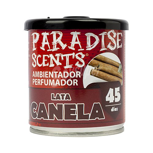 Ambientador coche en gel con aroma canela, paradise scents