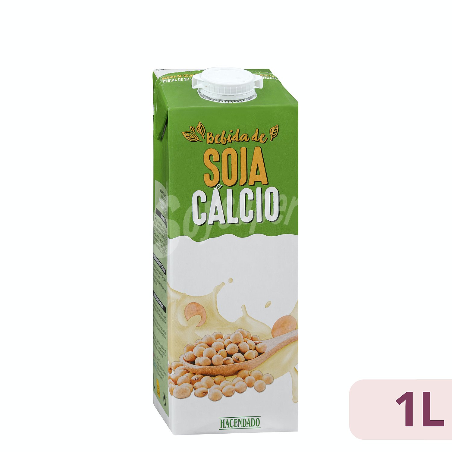 Bebida soja natural calcio