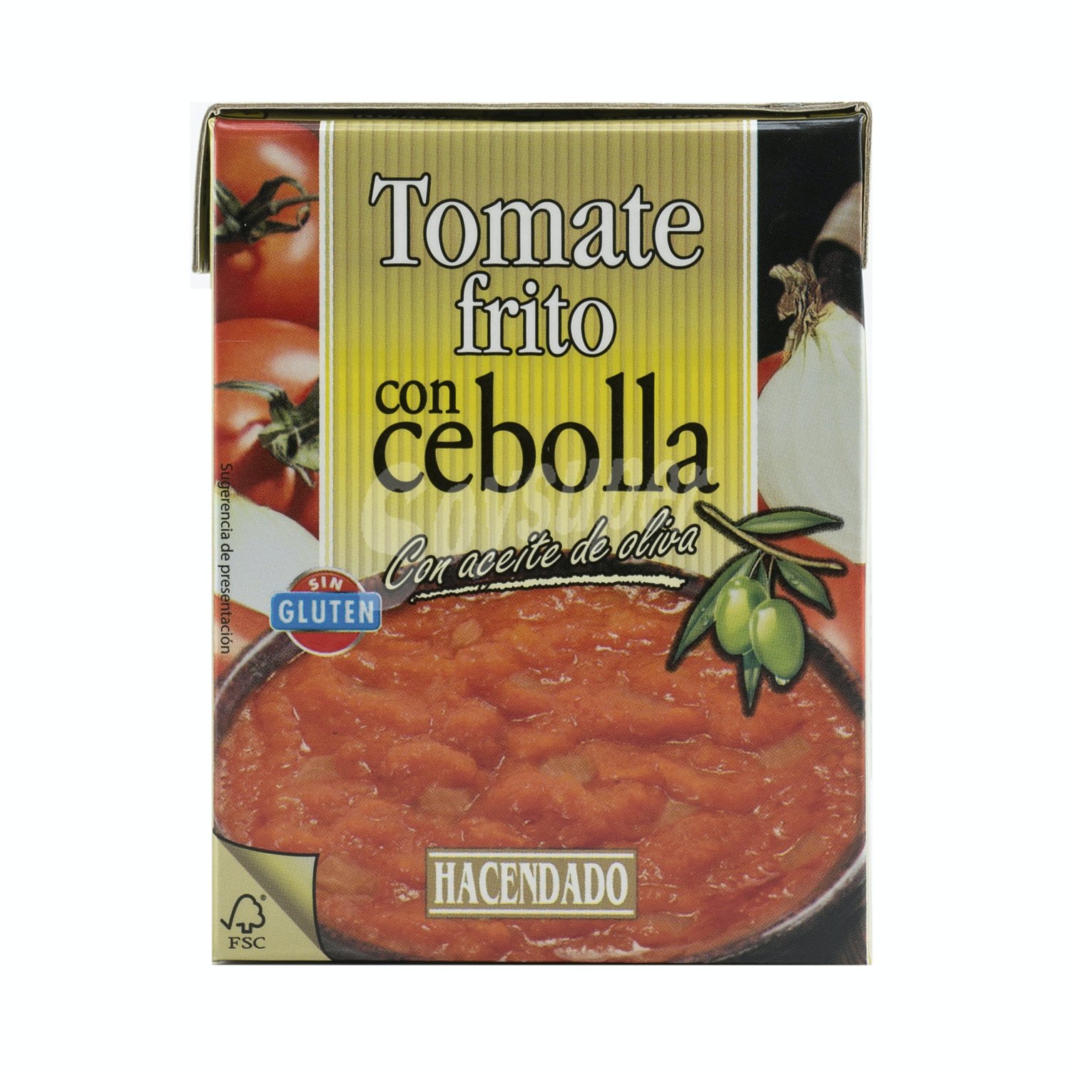 Tomate frito aceite oliva con cebolla