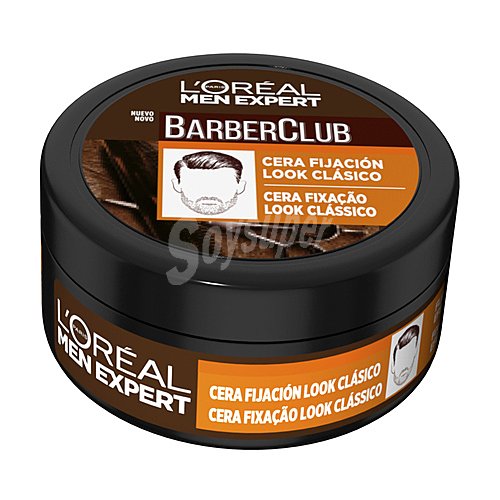 L'oréal Cera fijadora para peinado look natural, fijación suave y acabado natural l´oréal Men expert barber club