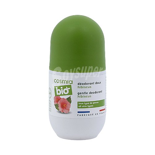 Cosmia Desodorante roll on para mujer con extracto de Hibisco ecológico cosmia Bio