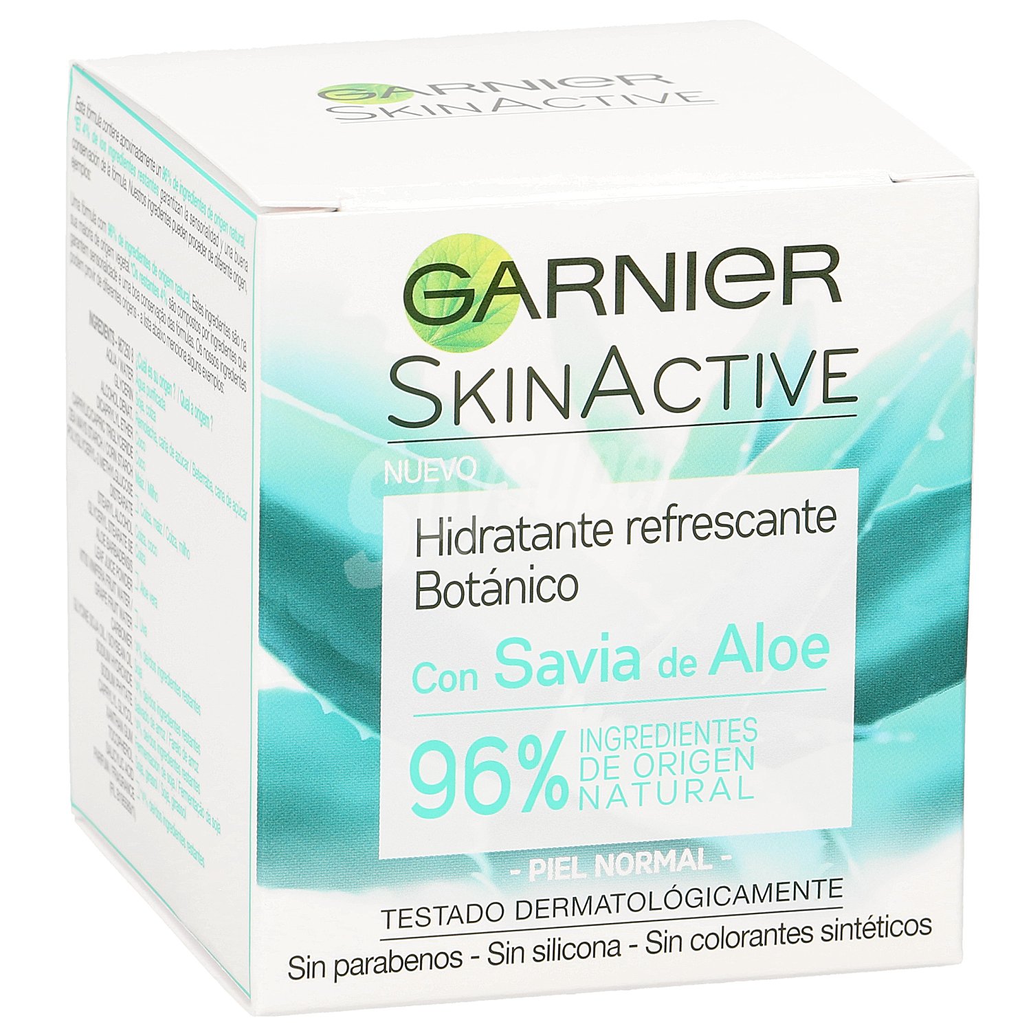 Gel hidratante y refrescante, con extracto de savia de aloe, para pieles normales