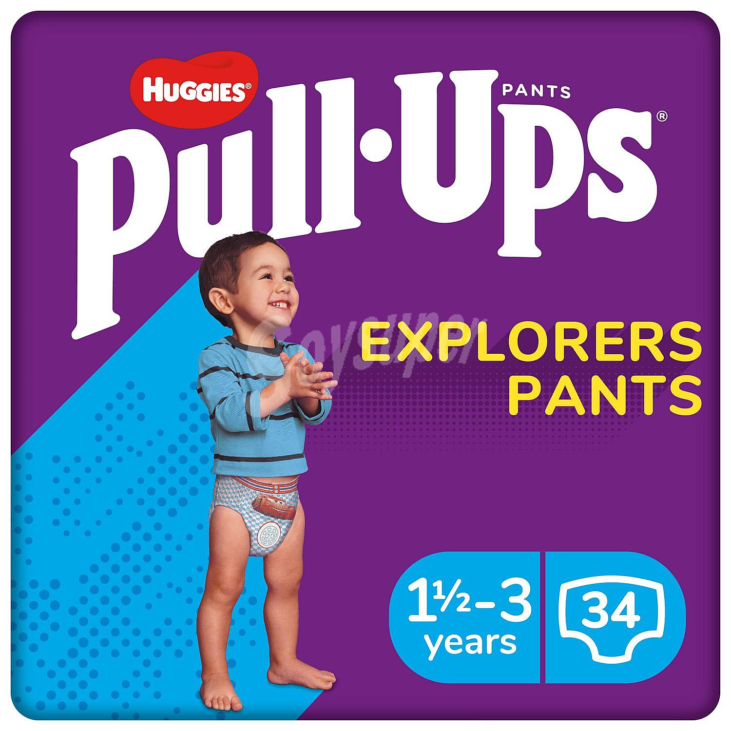 Explorers pañal para niño talla 5 edad 1 y medio a 3 años 12-17 kg