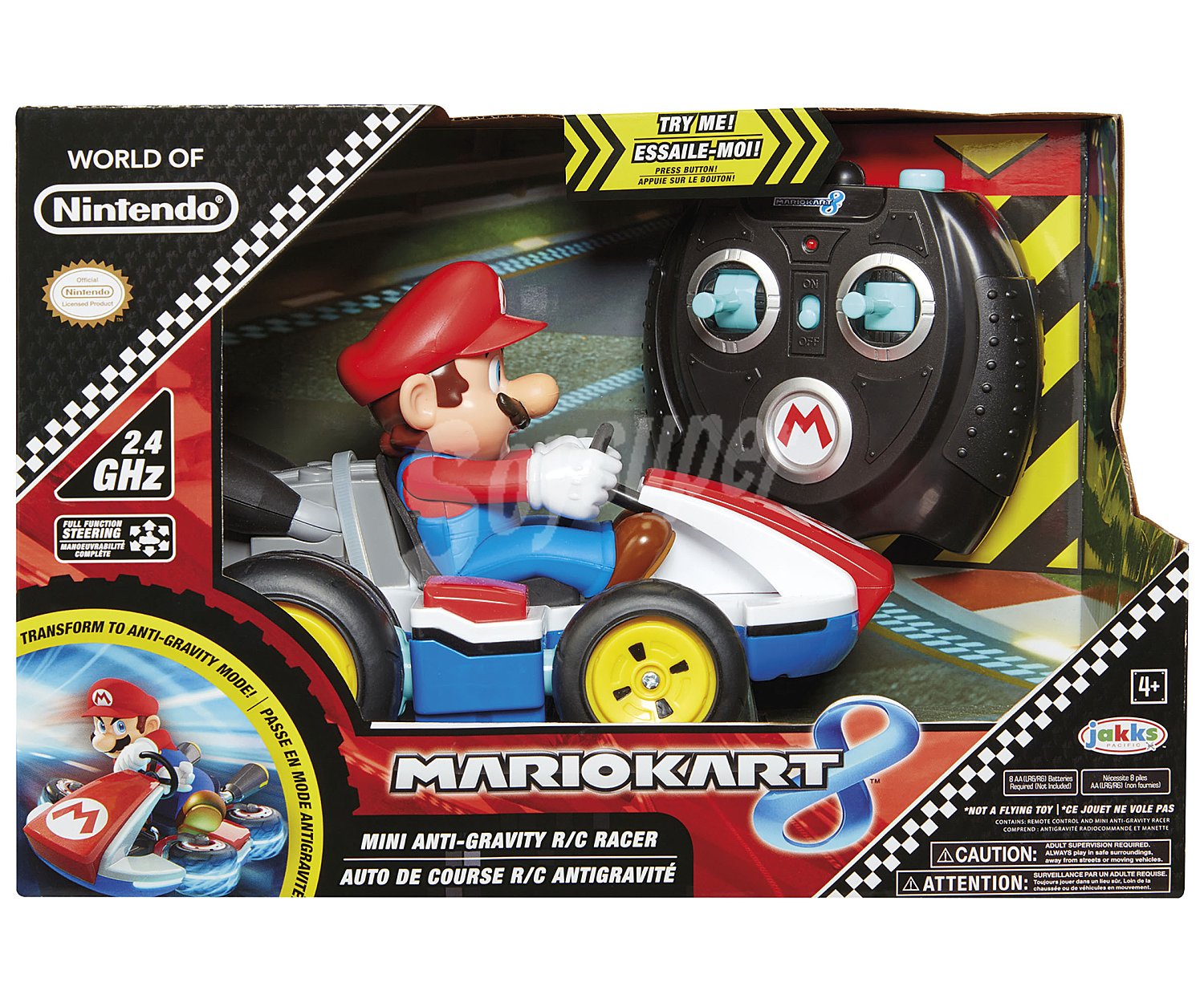 Coche Mariokart radicontrol 2,4 ghz, Mario nintendo.