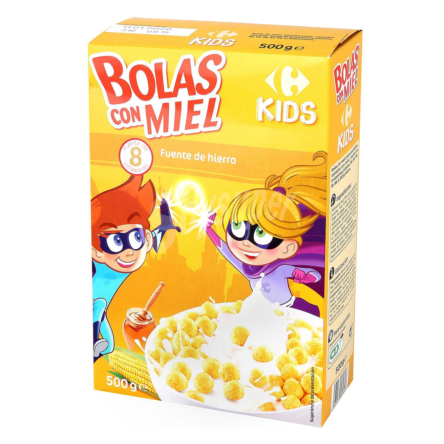 Cereales con maíz y miel Carrefour Kids