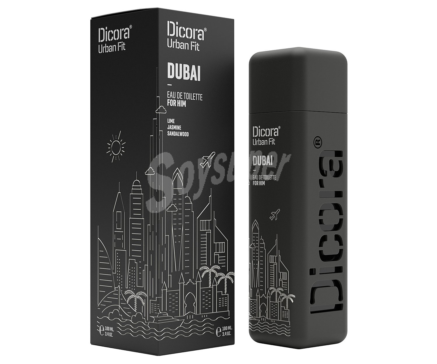 Eau de toilette para hombre con vaporizador en spray