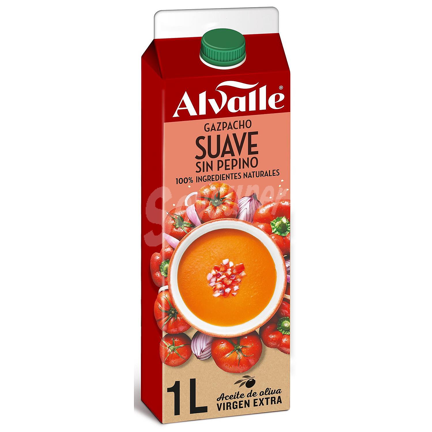 Gazpacho suave sin pepino Alvalle