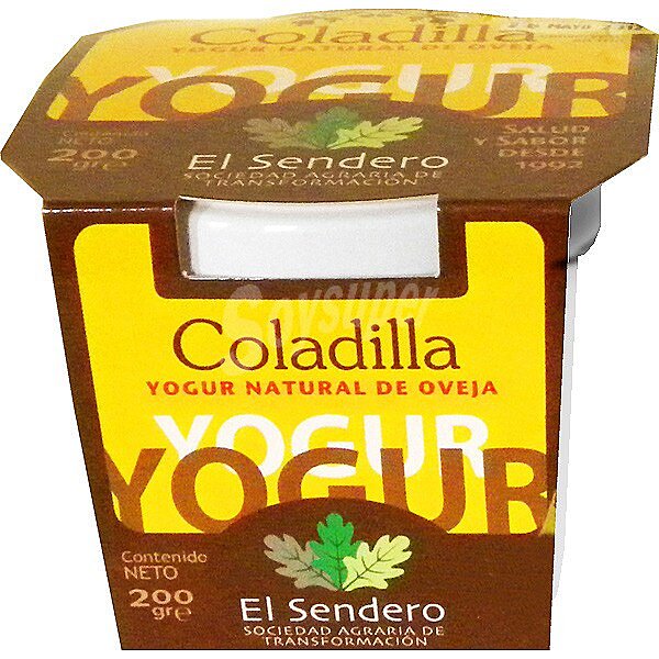 Yogur de oveja natural