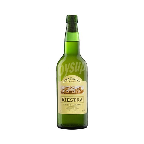 Riestra Sidra natural, elaborada con 100% manzana sidrera riestra