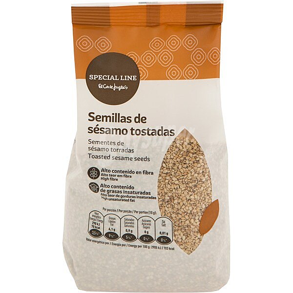 Semillas de sesamo tostadas 