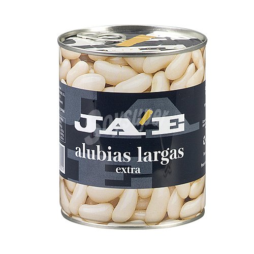 Alubias blancas cocidas largas