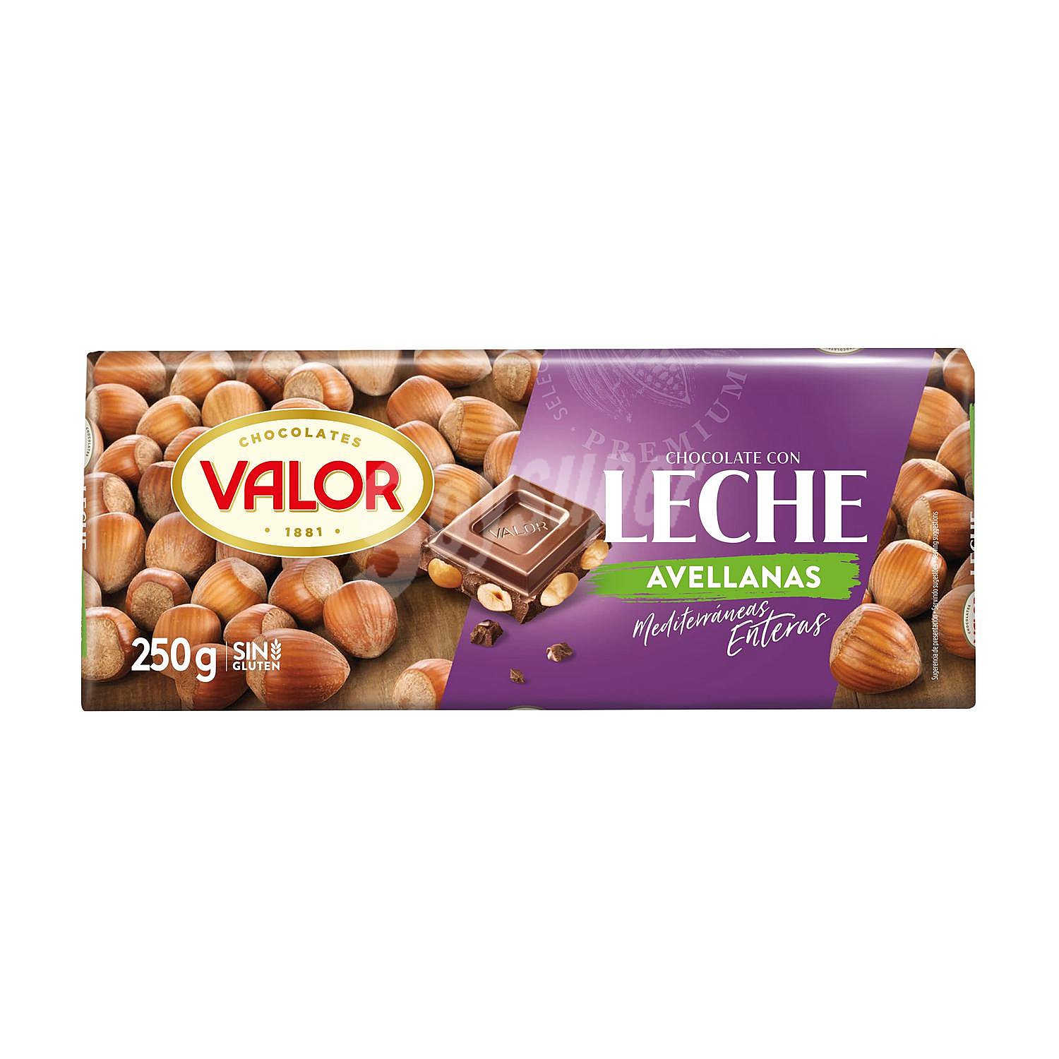 Chocolate leche avellana