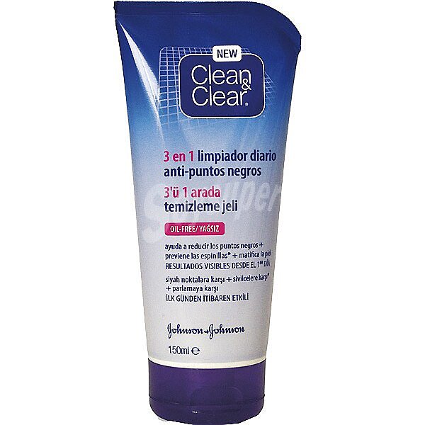 Gel limpiador exfoliante anti puntos negros