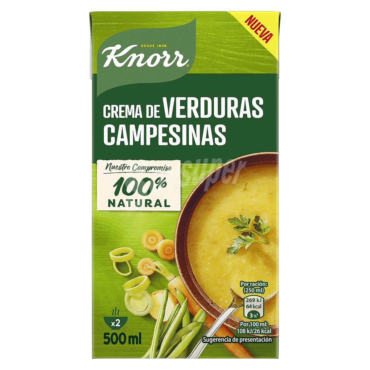 Crema de verduras campesinas