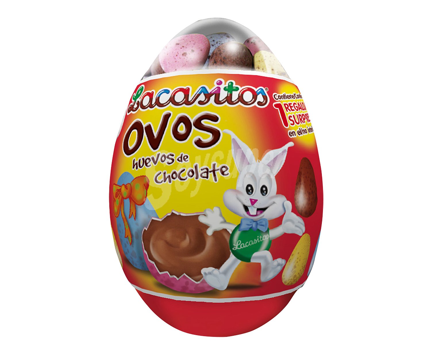 Surtido de huevos de Pascua de chocolate lacasitos