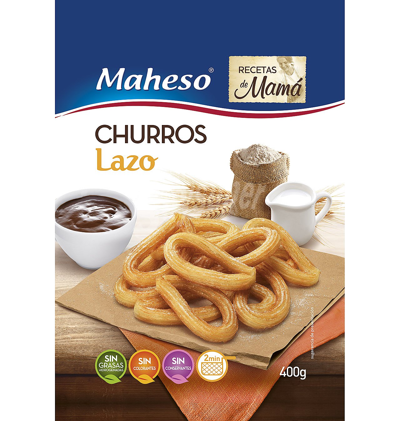 Churros artesanos lazo 