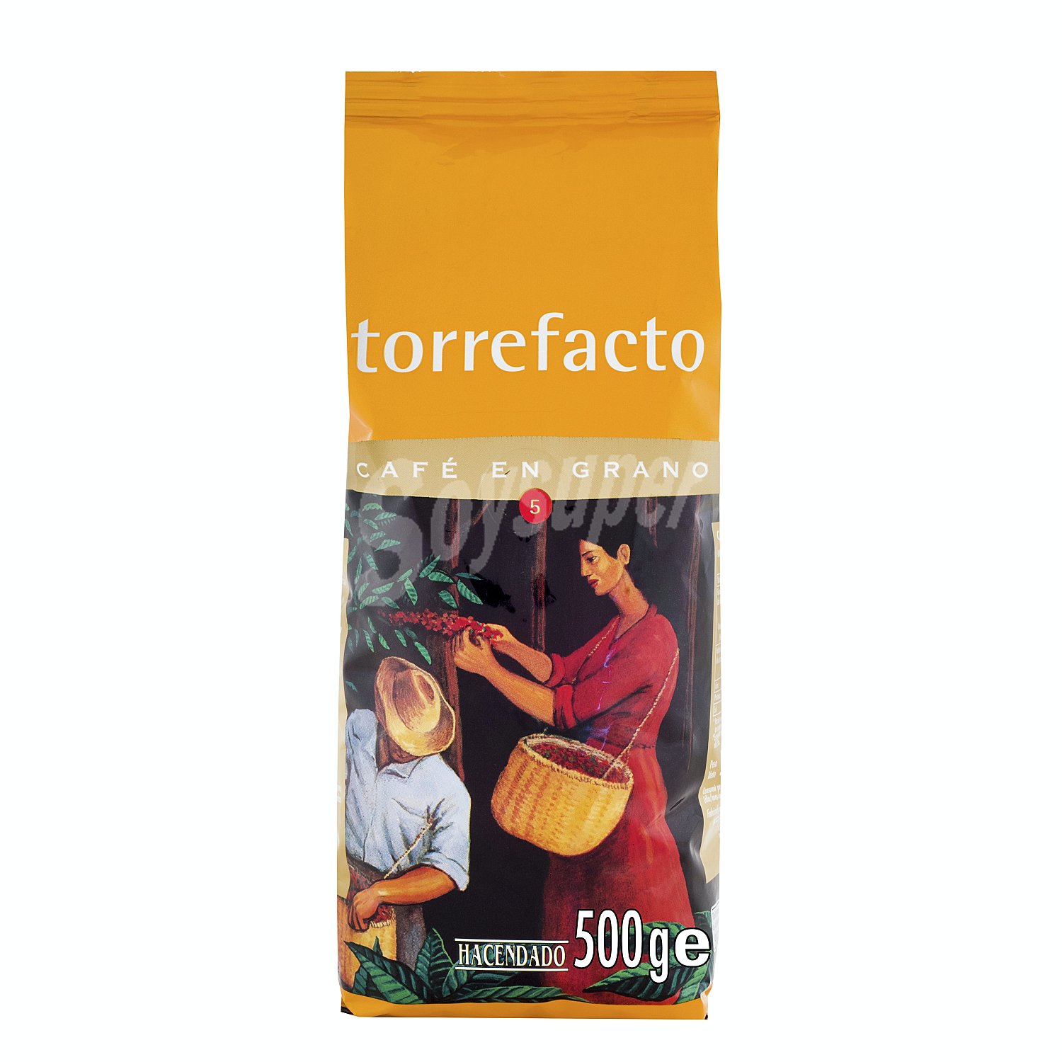 Cafe grano torrefacto Nº 5 (fuerte y con caracter)