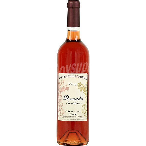 Vino rosado semidulce Rume tinta Jaén prieto