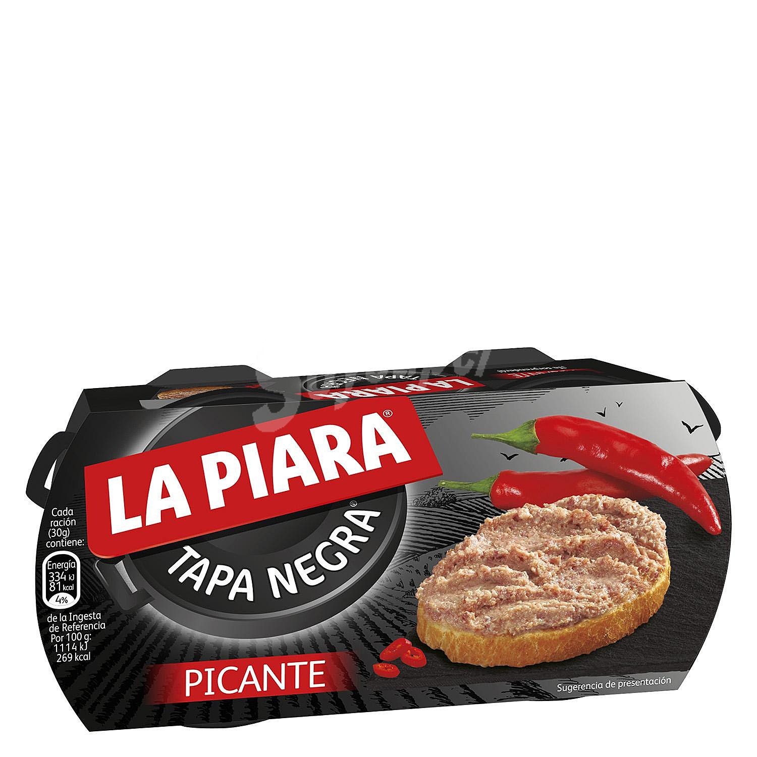 Paté de hígado de cerdo picante