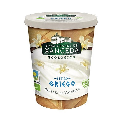 Casa grande DE xanceda Yogur estilo Griego con vainilla de producción ecológica xanceda