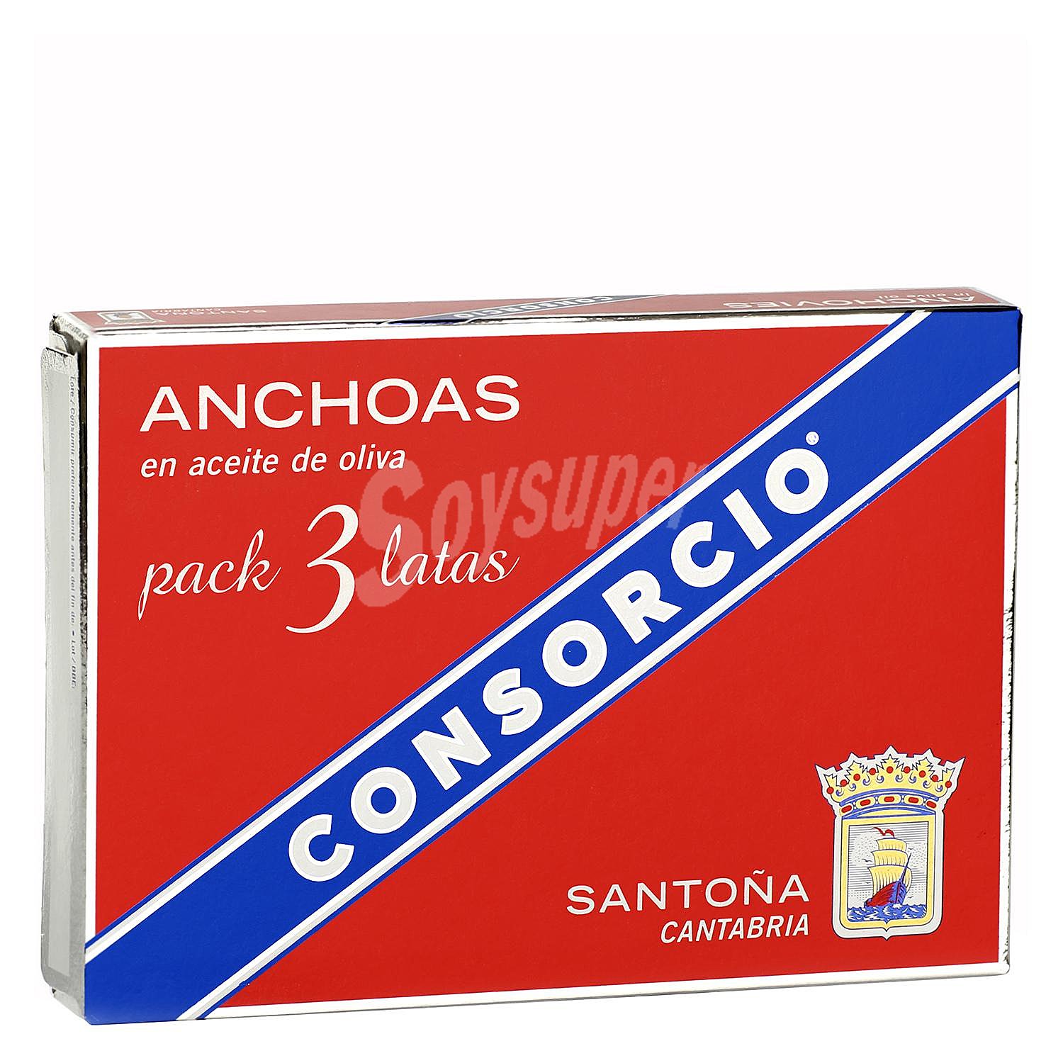 Anchoas en aceite de oliva Consorcio