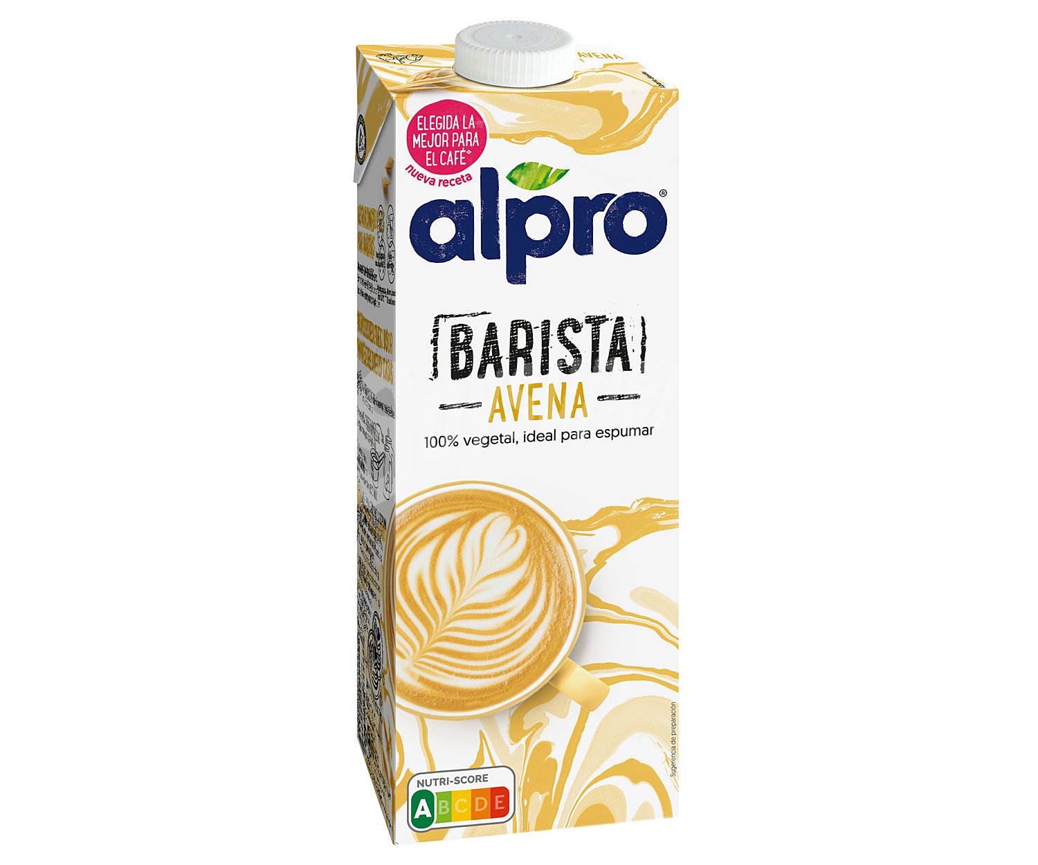 Alpro Barista Bebida de avena 100% vegetal, especial para café