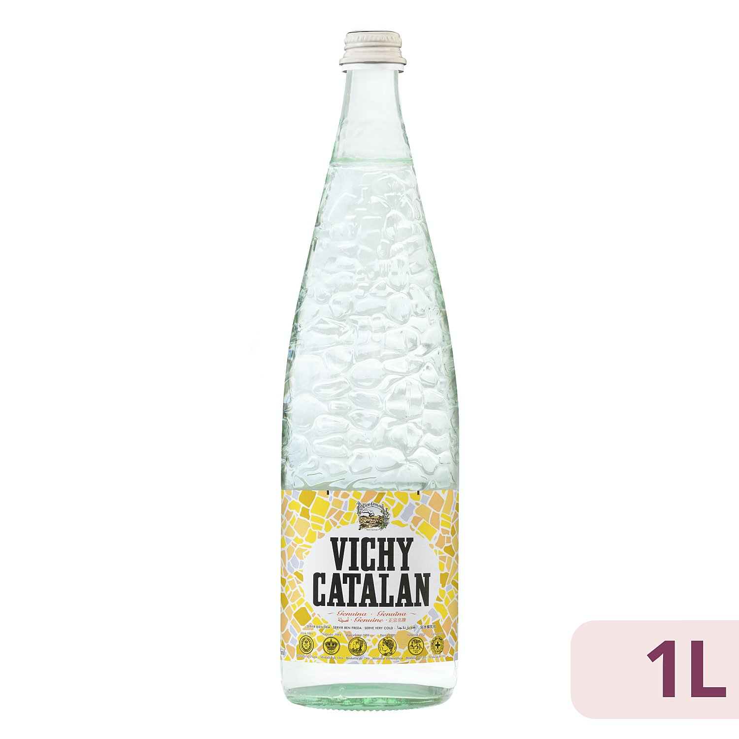 Agua mineral con gas vichy catalan