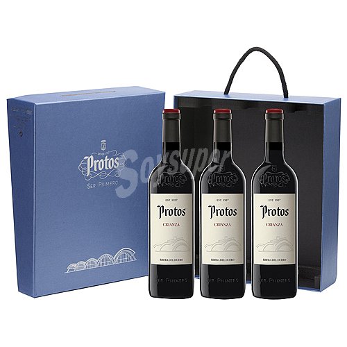 Protos de vino tinto crianza con D.O. Ribera del Duero protos