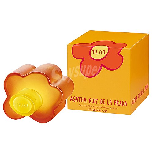 Agatha ruiz DE LA prada Eau de toilette para mujer con vaporizador en spray agatha ruiz DE LA prada Flor