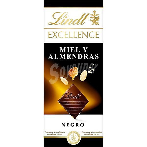 Cholocate negro con miel y almendras Excellence Lindt