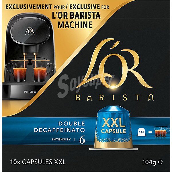 Café Descafeinado I6 en cápsulas compatibles con Nespresso barista