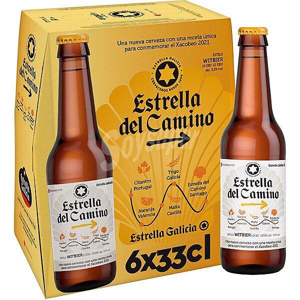 Cervezas, edición limitadas estrella DEL camino