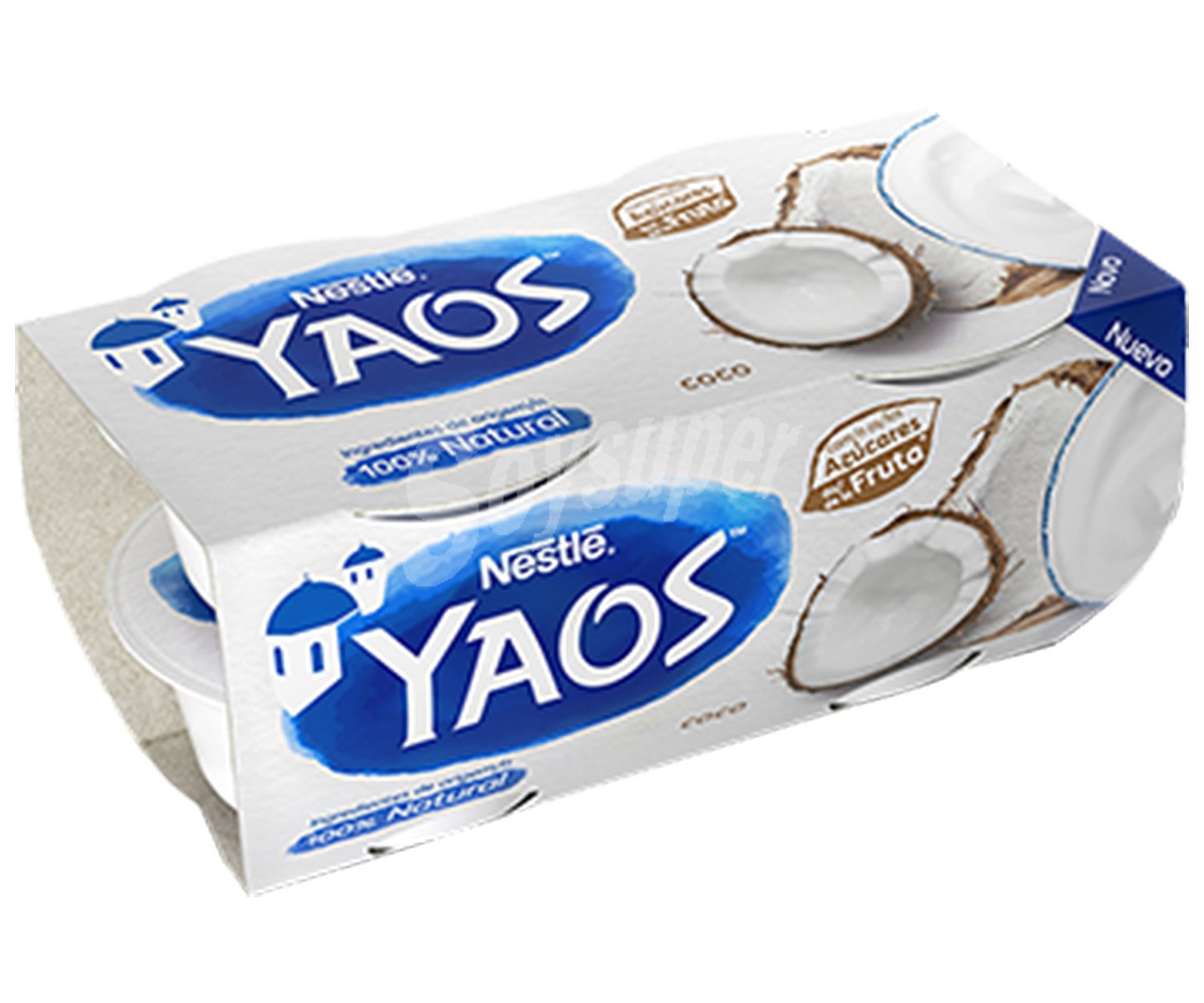 Yaos Yogur griego natural, con coco yaos de Nestlé